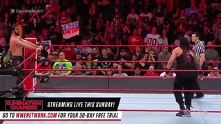 مسابقه رومن رینز و ست رالینز در RAW 2018 | فوریه 19