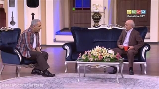 مهران مدیری در کنار حمید منوچهری در برنامه دورهمی