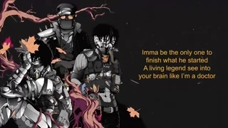 Kordhell x Scarlxrd x CORPSE - LIKE YXU WXULD KNXW (AUTUMN TREES) (Lyric video)