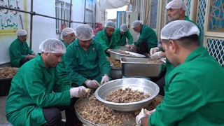 تلاشی شبانه‌روزی برای خدمت به زائران اربعین حسین علیه‌السلام