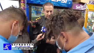 سرهنگ سعید راستی رئیس مرکز عملیات پلیس امنیت عمومی اطلاعات تهران بزرگ بازسازی صحنه درگیری اراذل اوباش خیابان زمزم