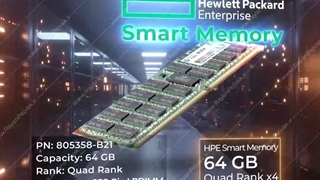 رم سرور اچ پی ای HP/HPE 64GB Quad Rank x4 DDR4-2400LR با پارت نامبر 805358-B21