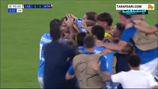 گلزنی دروازه بان لاتزیو در دقیقه 95 بازی با اتلتیکو مادرید