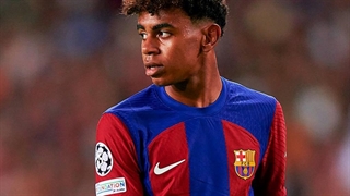 اولین بازی لامینه یامال در لیگ قهرمانان اروپا