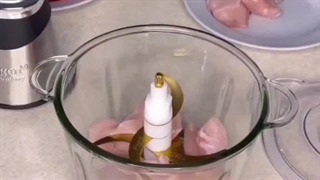 خردکردن گوشت و سبزی با خردکن روگن مدل ۲۳۲۰