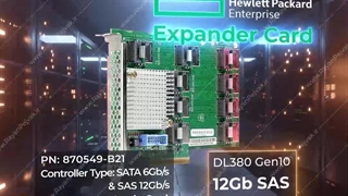 اکسپندر کارت اچ پی HPE DL380 Gen10 12Gb SAS Expander Card Kit with Cables با پارت نامبر 870549-B21